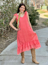 Load image into Gallery viewer, FRANKIE TIED UP MIDI DRESS