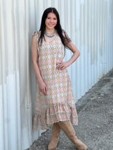 Load image into Gallery viewer, CLARA TIED UP MIDI DRESS