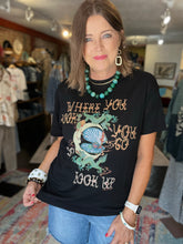 Load image into Gallery viewer, LTB LOOK UP BLACK TEE