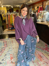 Load image into Gallery viewer, JADED GYPSY PLUM OVERSIZED TEE