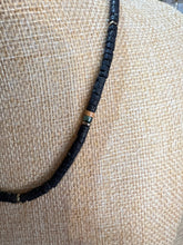 Load image into Gallery viewer, MINI LAVA ROCK & JASPER NECKLACE