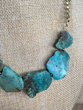 Load image into Gallery viewer, FREE FORM: TURQUOISE NECKLACE