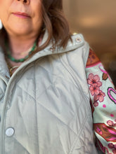 Load image into Gallery viewer, SOFT SAGE QUILTED VEST