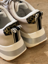 Load image into Gallery viewer, SERAFINA GOLD BLACK HAIR SNEAKER
