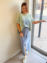 Load image into Gallery viewer, BLUE MAXI SKIRT
