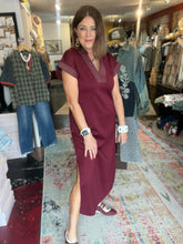 Load image into Gallery viewer, BURGUNDY DRESS
