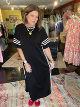 Load image into Gallery viewer, SPORTY BLACK SCUBA DRESS
