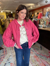 Load image into Gallery viewer, RED RASPBERRY CARDIGAN
