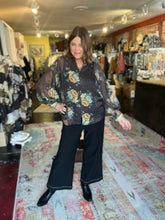 Load image into Gallery viewer, MIDNIGHT BOUQUET BLOUSE
