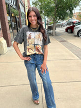 Load image into Gallery viewer, HIGH RISE WIDE BOOTCUT DENIM
