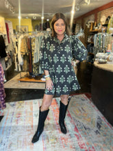 Load image into Gallery viewer, MUTED BLACK CLOVER DRESS
