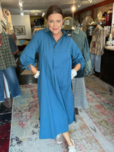 Load image into Gallery viewer, TEAL RUN AROUND DRESS
