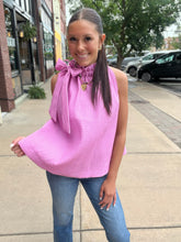 Load image into Gallery viewer, PINK BOW TOP

