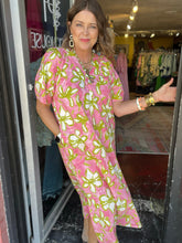 Load image into Gallery viewer, TROPICAL PINK DRESS
