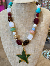 Load image into Gallery viewer, REESE BEADED STAR NECKLACE
