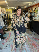 Load image into Gallery viewer, MIDNIGHT FLORAL DRESS
