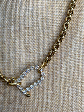 Load image into Gallery viewer, HORSE BIT RHINESTONE NECKLACE

