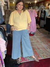 Load image into Gallery viewer, PIN STRIPE DENIM

