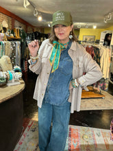 Load image into Gallery viewer, LIGHT MOCHA SUEDE JACKET
