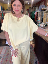 Load image into Gallery viewer, BUTTER YELLOW RIBBED SET
