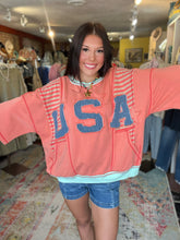 Load image into Gallery viewer, CORAL USA SWEATSHIRT
