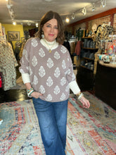 Load image into Gallery viewer, TAUPE LEAF SWEATER
