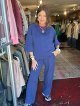Load image into Gallery viewer, BLUE DENIM SCUBA TOP
