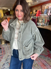Load image into Gallery viewer, FADED OLIVE CARDIGAN
