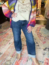 Load image into Gallery viewer, DARK WASH BARREL DENIM
