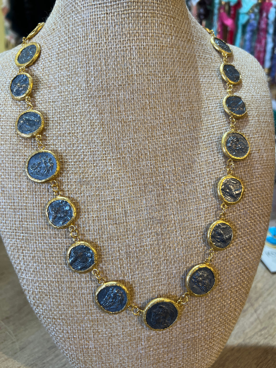 SILVER COIN NECKLACE