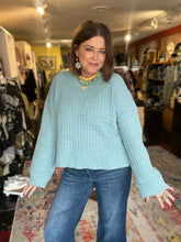 Load image into Gallery viewer, MINT BLUE SWEATER
