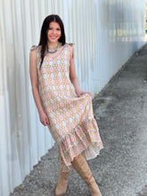Load image into Gallery viewer, CLARA TIED UP MIDI DRESS

