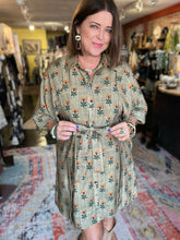 Load image into Gallery viewer, WILLOW GREEN DRESS
