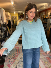 Load image into Gallery viewer, MINT BLUE SWEATER
