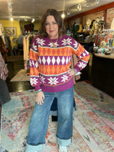 Load image into Gallery viewer, RASPBERRY SNOWFLAKE SWEATET
