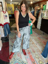 Load image into Gallery viewer, GRAY PAISLEY DENIM
