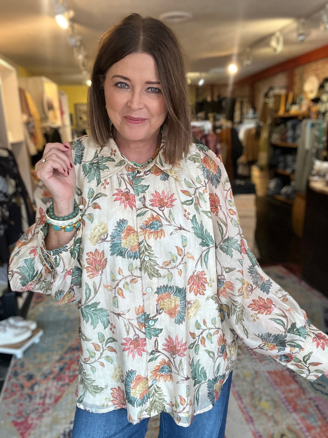 FLORA FIELDS BLOUSE