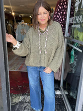 Load image into Gallery viewer, OLIVE CHENILLE SWEATER
