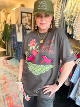 Load image into Gallery viewer, STRANGER CHARCOAL TEE
