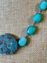 Load image into Gallery viewer, AQUA CRYSTAL WITH JASPER NECKLACE
