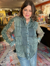 Load image into Gallery viewer, PATCHWORK DENIM SHIRT
