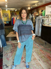 Load image into Gallery viewer, DENIM &amp; LACE TOP
