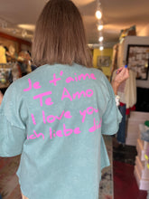Load image into Gallery viewer, TEAL LOVE TEE
