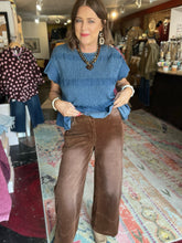Load image into Gallery viewer, COFFEE CORDUROY PANTS
