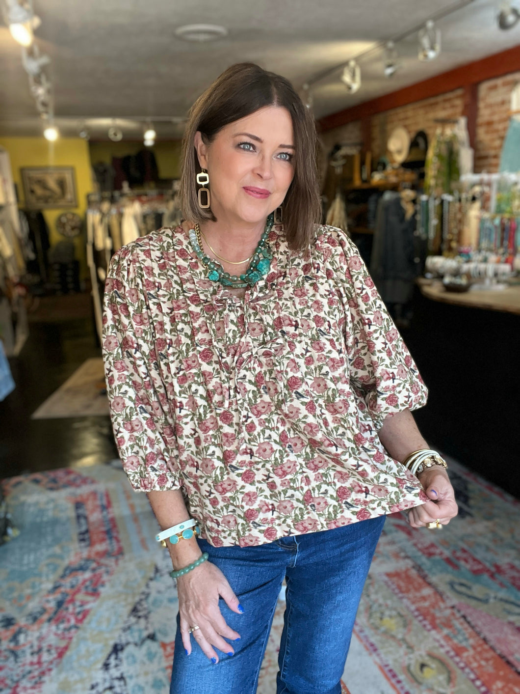 WILDFLOWER CORDUROY TOP