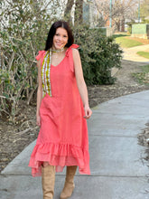Load image into Gallery viewer, FRANKIE TIED UP MIDI DRESS
