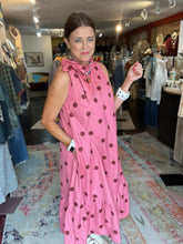 Load image into Gallery viewer, MAUVE POLKA DOT DRESS
