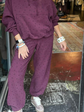 Load image into Gallery viewer, DARK CHERRY SWEATPANTS
