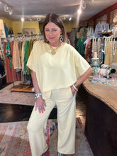 Load image into Gallery viewer, BUTTER YELLOW RIBBED SET
