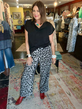 Load image into Gallery viewer, BLACK CHEETAH PANTS
